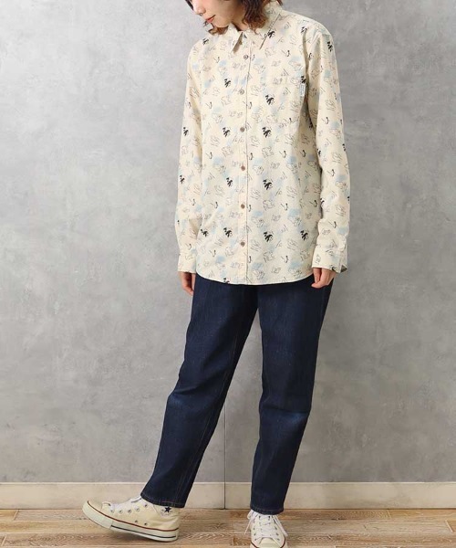 Bleu Bleuet(ブルーブルーエ)の「総柄プリントシャツ(シャツ/ブラウス・レディース・その他/その他1/その他2/その他5/その他3/その他4・FREE)」の9枚目の写真