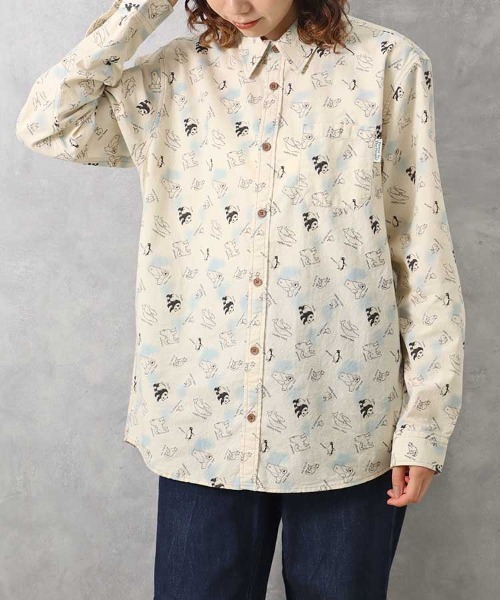 Bleu Bleuet(ブルーブルーエ)の「総柄プリントシャツ(シャツ/ブラウス・レディース・その他/その他1/その他2/その他5/その他3/その他4・FREE)」の10枚目の写真