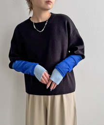 LHELBIE | チュール袖ニット(ニット/セーター)