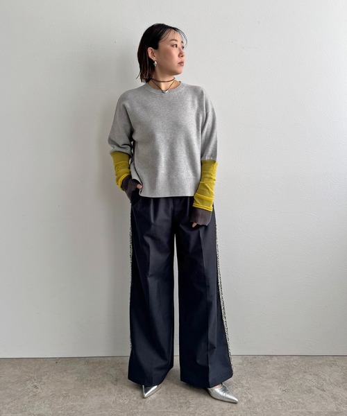 チュール袖ニット LHELBIE│Eimee Law & LHELBIE 公式オンラインストア