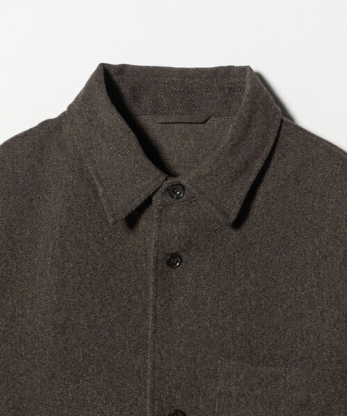 green label relaxing（グリーンレーベルリラクシング）の「ツイードライク CPO ジャケット（シャツ/ブラウス・メンズ・ダークブラウン/ベージュ/ダークグレー・S/L/M/XL）」の15枚目の写真