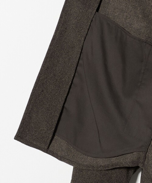 green label relaxing（グリーンレーベルリラクシング）の「ツイードライク CPO ジャケット（シャツ/ブラウス・メンズ・ダークブラウン/ベージュ/ダークグレー・S/L/M/XL）」の19枚目の写真