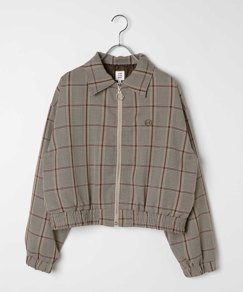 GLOBAL WORK（グローバルワーク）の「2SETジャケット＊プリーツスカート/AND YUA ANY/589206（ブルゾン・キッズ・ブラウン/グレー・SMALL/MEDIUM）」の17枚目の写真