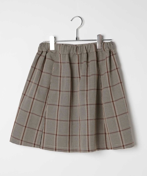 GLOBAL WORK（グローバルワーク）の「2SETジャケット＊プリーツスカート/AND YUA ANY/589206（ブルゾン・キッズ・ブラウン/グレー・SMALL/MEDIUM）」の5枚目の写真