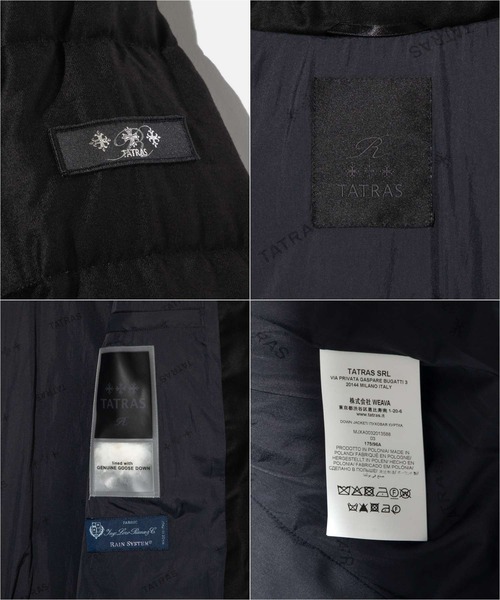 TATRAS（タトラス）の「TATRAS DOMIZIANO タトラス ドミツィアーノ ダウンジャケット（ダウンジャケット/コート・メンズ・ネイビー/ブラック・3/4）」の14枚目の写真
