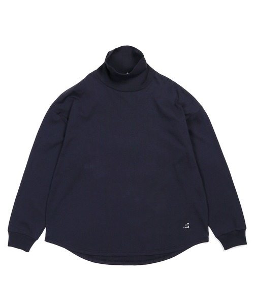 The DUFFER of ST.GEORGE（ザダファーオブセントジョージ）の「8oz HEAVY WEIGHT OVER SIZE ROUND HEM TURTLE NECK L/SL TEE：8オンス ヘビーウェイト オーバーサイズ ラウンドヘム タートルネック ロンT（Tシャツ/カットソー・メンズ・ホワイト/ネイビー/ブラック・X-LARGE/LARGE/MEDIUM/SMALL）」の14枚目の写真