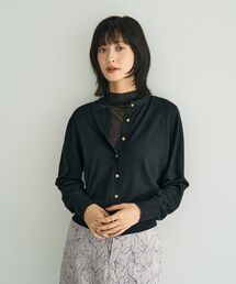 YECCA VECCA | 金釦クルーネックカーディガン(カーディガン/ボレロ)