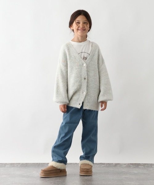 GLOBAL WORK（グローバルワーク）の「スゴラクストレッチデニムパンツ/603685（デニムパンツ・キッズ・サックスブルー/ブラック・150cm/160cm/140cm/130cm）」の14枚目の写真