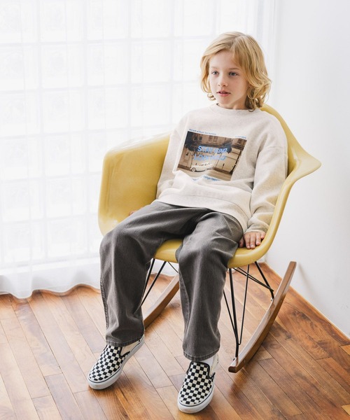 GLOBAL WORK（グローバルワーク）の「スゴラクストレッチデニムパンツ/603685（デニムパンツ・キッズ・サックスブルー/ブラック・150cm/160cm/140cm/130cm）」の19枚目の写真