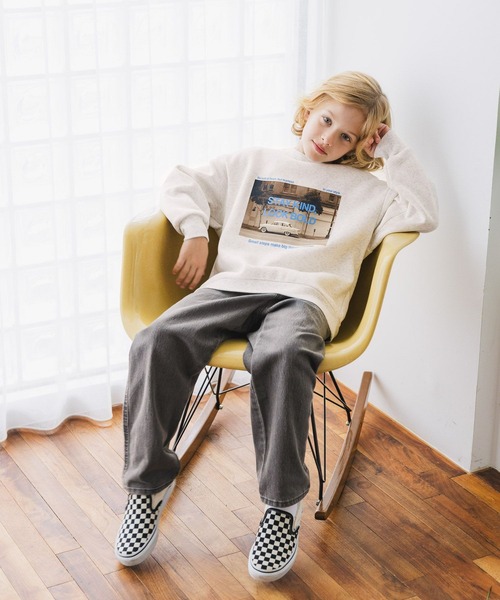 GLOBAL WORK（グローバルワーク）の「スゴラクストレッチデニムパンツ/603685（デニムパンツ・キッズ・サックスブルー/ブラック・150cm/160cm/140cm/130cm）」の21枚目の写真