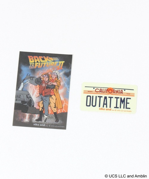 niko and...（ニコアンド）の「【バック・トゥ・ザ・フューチャー】コラボ ステッカー2枚セット（ステッカー/テープ・レディース・その他2/その他1・0）」の4枚目の写真