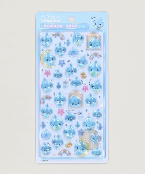 SPINNS（スピンズ）の「【nini toys/ニニトイズ】≪しずくちゃん≫ボンボンドロップシール/ぷくぷく/シール（ステッカー/テープ・レディース・B/C/D/A・ONESIZE）」の2枚目の写真