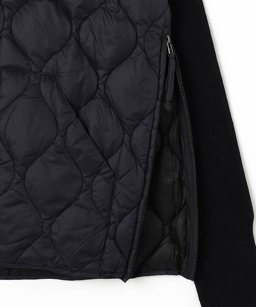 TAION（タイオン）の「TAION MILITARY HI NECK KNIT（ダウンジャケット/コート・メンズ・ブラック/ネイビー・LARGE/MEDIUM）」の6枚目の写真