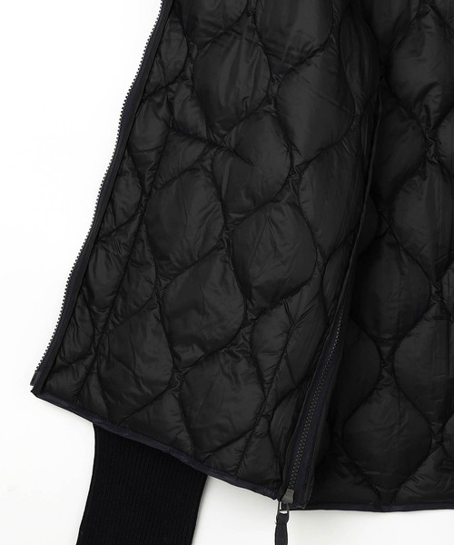 TAION（タイオン）の「TAION MILITARY HI NECK KNIT（ダウンジャケット/コート・メンズ・ブラック/ネイビー・LARGE/MEDIUM）」の8枚目の写真