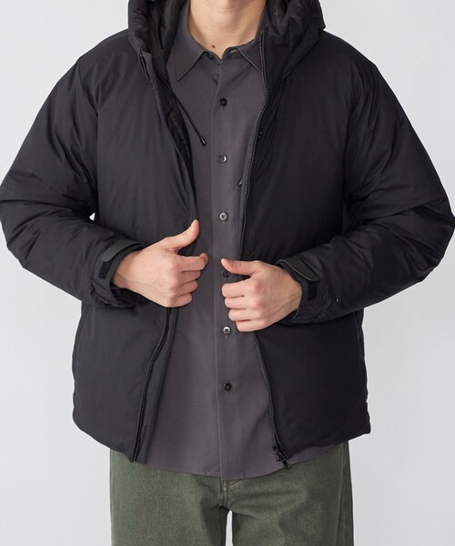 SHIPS（シップス）の「SHIPS: 〈透湿・撥水〉Thinsulate パデッド パーカ（ダウンジャケット/コート・メンズ・チャコールグレー/ブラック/ネイビー/コバルトブルー/ダークグレー/グレー系その他・SMALL/MEDIUM/LARGE/X-LARGE）」の4枚目の写真