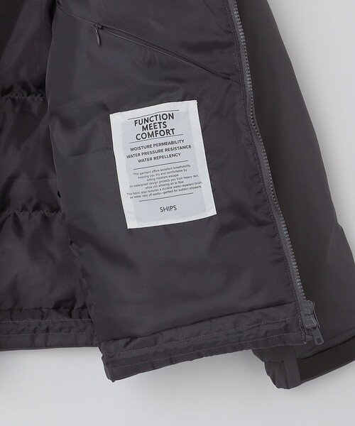SHIPS(シップス)の「SHIPS: 〈透湿・撥水〉Thinsulate パデッド パーカ(ダウンジャケット/コート・メンズ・チャコールグレー/ブラック/ネイビー/コバルトブルー/ダークグレー/グレー系その他・SMALL/MEDIUM/LARGE/X-LARGE)」の8枚目の写真