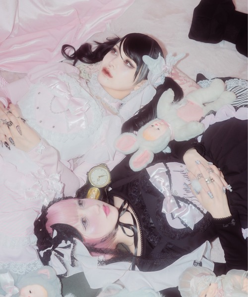 AVENCHUMU(アバンチュウム)の「Love heart's cake angel one piece(ワンピース・レディース・ピンク/ブラック・X-SMALL/FREE)」の4枚目の写真
