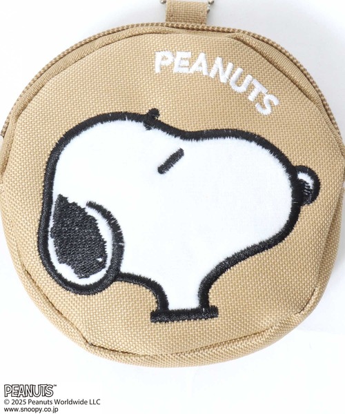 PEANUTS（ピーナッツ）の「PEANUTS SNOOPY（ピーナッツ スヌーピー）キャラクター刺繍ミニポーチ キーホルダー チャーム（ポーチ・レディース・ベージュ/ブラック/グレー・FREE）」の22枚目の写真