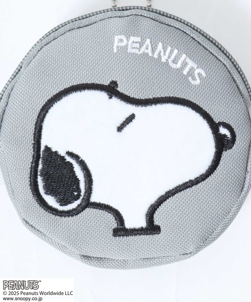 PEANUTS（ピーナッツ）の「PEANUTS SNOOPY（ピーナッツ スヌーピー）キャラクター刺繍ミニポーチ キーホルダー チャーム（ポーチ・レディース・ベージュ/ブラック/グレー・FREE）」の15枚目の写真