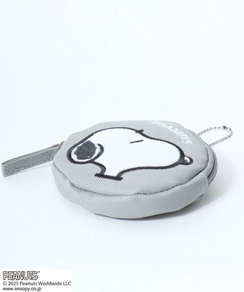 PEANUTS（ピーナッツ）の「PEANUTS SNOOPY（ピーナッツ スヌーピー）キャラクター刺繍ミニポーチ キーホルダー チャーム（ポーチ・レディース・ベージュ/ブラック/グレー・FREE）」の14枚目の写真