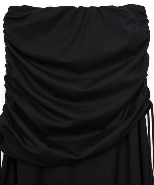 AULA AILA（アウラアイラ）の「3WAYギャザーフレアスカート（スカート・レディース・オフホワイト/ブラック/トップグレー・0）」の19枚目の写真