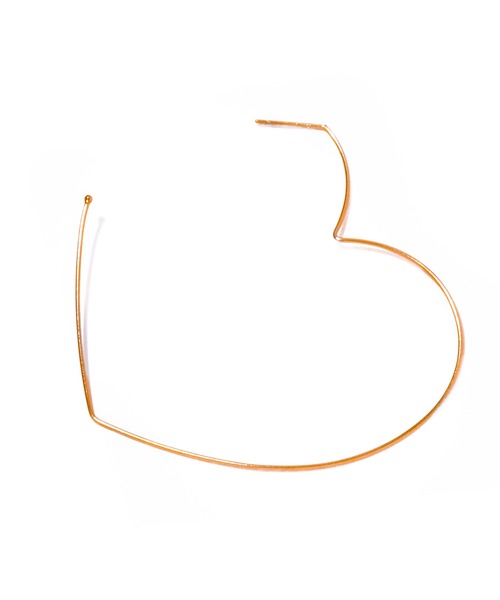 les bonbon(ルボンボン)の「【les bon bon】pulse big pierce single/パルス ビッグ ピアス BOB894(ピアス(片耳用)・レディース・ゴールド・FREE)」の3枚目の写真