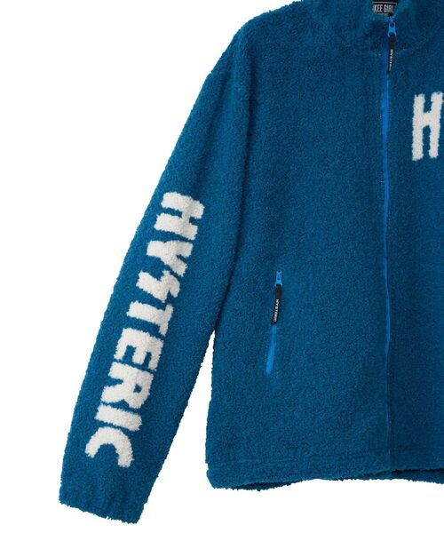 HYSTERIC GLAMOUR（ヒステリックグラマー）の「AMPLIFIEDジャカード ボアジャンパー（その他アウター・メンズ・ブラック/ブルー・SMALL/MEDIUM/LARGE/X-LARGE）」の6枚目の写真