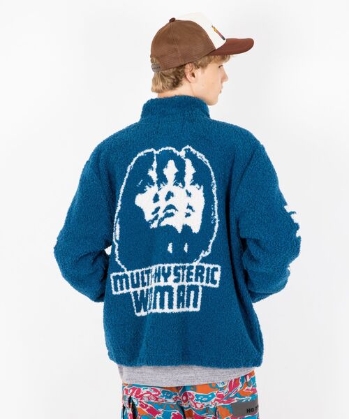 HYSTERIC GLAMOUR（ヒステリックグラマー）の「AMPLIFIEDジャカード ボアジャンパー（その他アウター・メンズ・ブラック/ブルー・SMALL/MEDIUM/LARGE/X-LARGE）」の8枚目の写真