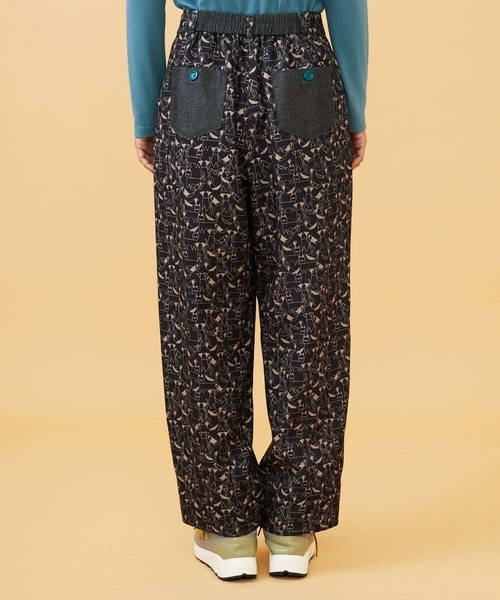 Jocomomola（ホコモモラ）の「Calle de Manuela Malasana アニマルプリントパンツ（その他パンツ・レディース・モカ/ブラック・42/40）」の5枚目の写真