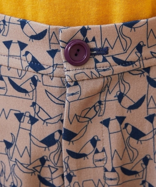 Jocomomola（ホコモモラ）の「Calle de Manuela Malasana アニマルプリントパンツ（その他パンツ・レディース・モカ/ブラック・42/40）」の18枚目の写真