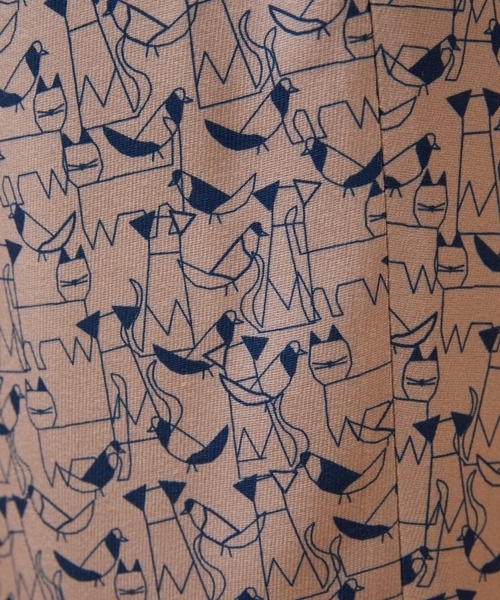 Jocomomola（ホコモモラ）の「Calle de Manuela Malasana アニマルプリントパンツ（その他パンツ・レディース・モカ/ブラック・42/40）」の21枚目の写真