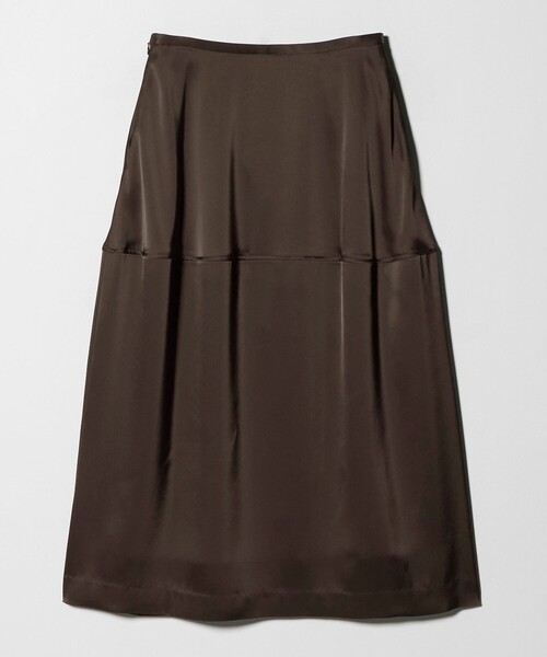 UNITED ARROWS（ユナイテッドアローズ）の「サテン コクーン スカート ‐ウォッシャブル‐（スカート・レディース・ネイビー/ダークブラウン/レッド/オフホワイト・38/36）」の14枚目の写真