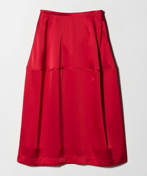 UNITED ARROWS（ユナイテッドアローズ）の「サテン コクーン スカート ‐ウォッシャブル‐（スカート・レディース・ネイビー/ダークブラウン/レッド/オフホワイト・38/36）」の20枚目の写真