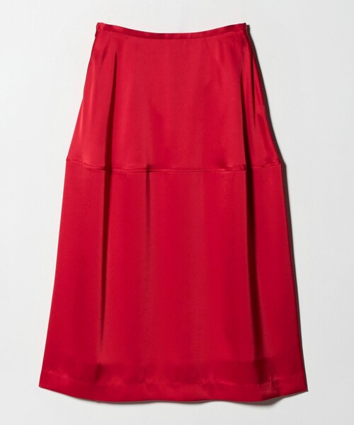 UNITED ARROWS（ユナイテッドアローズ）の「サテン コクーン スカート ‐ウォッシャブル‐（スカート・レディース・ネイビー/ダークブラウン/レッド/オフホワイト・38/36）」の21枚目の写真