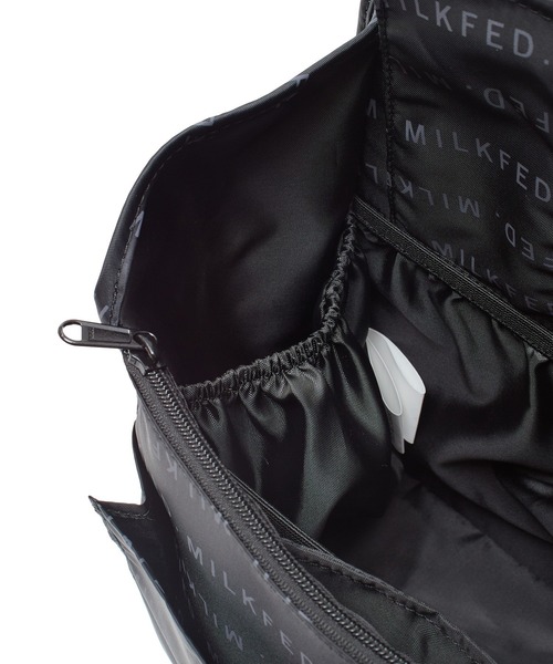 MILKFED.（ミルクフェド）の「BACKPACK ORGANIZER（エコバッグ/サブバッグ・レディース・ブラック・ONE SIZE）」の15枚目の写真