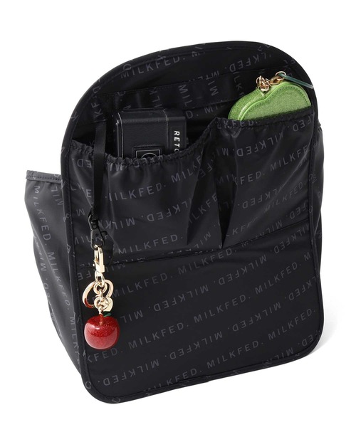 MILKFED.（ミルクフェド）の「BACKPACK ORGANIZER（エコバッグ/サブバッグ・レディース・ブラック・ONE SIZE）」の6枚目の写真