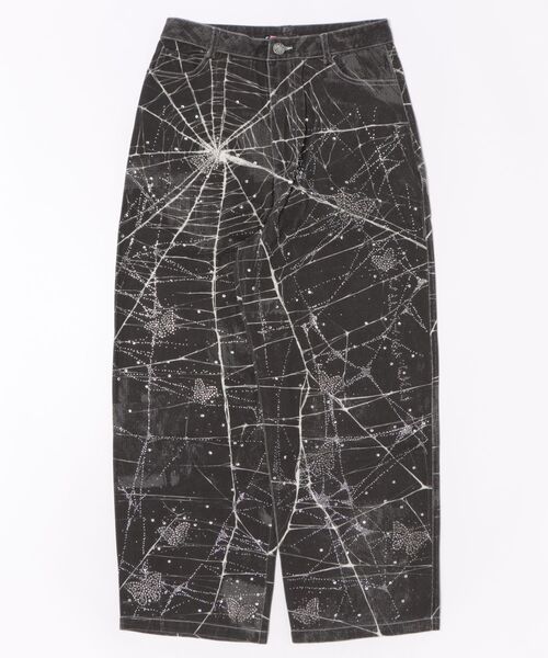 L.H.P(エルエイチピー)の「CFIERCE/フィアス/Spider Butterfly Rhinestone Jeans(デニムパンツ・レディース・ブラック・M/S)」の7枚目の写真