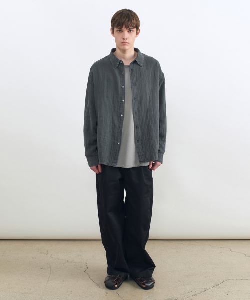 INSILENCE(インサイロンス)の「カーブドプリーツチノBLACK(その他パンツ・レディース・その他・SMALL/MEDIUM)」の1枚目の写真