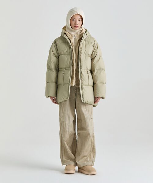 MUSINSA STANDARD WOMAN（ムシンサスタンダードウーマン）の「ウィメンズブライトナイロンパラシュートパンツ[ライトベージュ]（その他パンツ・レディース・その他・30/24/26/28）」の12枚目の写真