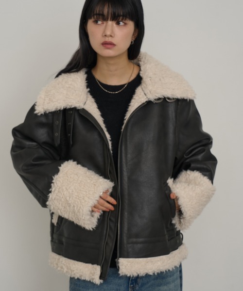 NOGLE（ノグル）の「フェイクムートンファージャケット（ムートン