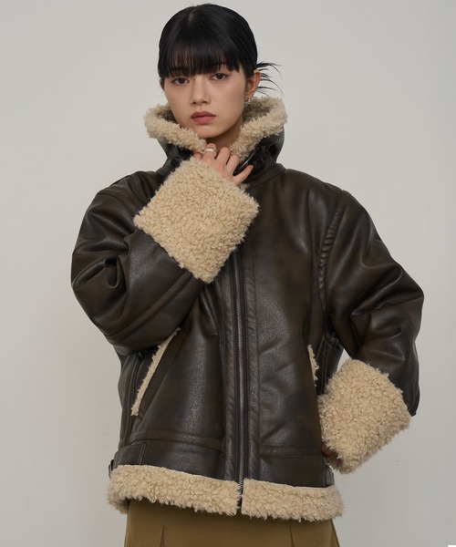 NOGLE（ノグル）の「フェイクムートンファージャケット（ムートン