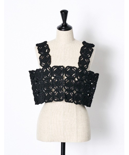RUMCHE（ラムシェ）の「"ORIGAMI" Bustier / ORIGAMIビスチェ（その他トップス・レディース・ネイビー/ブラック・FREE）」の15枚目の写真