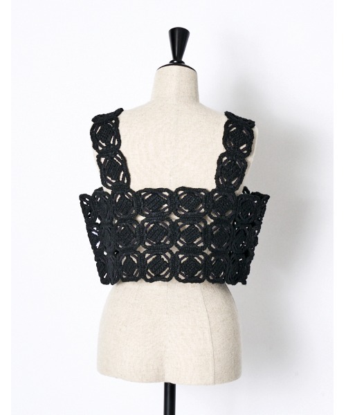 RUMCHE（ラムシェ）の「"ORIGAMI" Bustier / ORIGAMIビスチェ（その他トップス・レディース・ネイビー/ブラック・FREE）」の13枚目の写真