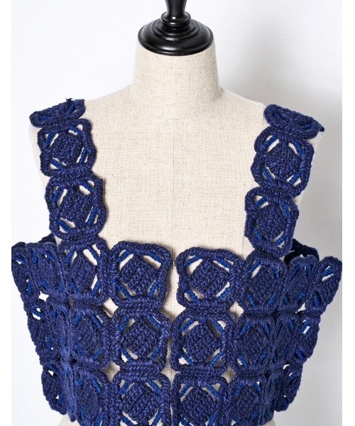 RUMCHE（ラムシェ）の「"ORIGAMI" Bustier / ORIGAMIビスチェ（その他トップス・レディース・ネイビー/ブラック・FREE）」の6枚目の写真