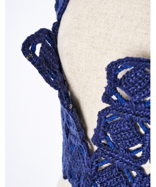 RUMCHE（ラムシェ）の「"ORIGAMI" Bustier / ORIGAMIビスチェ（その他トップス・レディース・ネイビー/ブラック・FREE）」の4枚目の写真