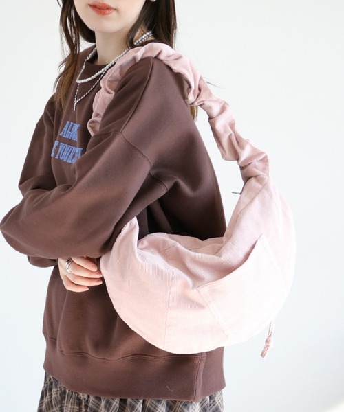 cepo(セポ)の「三日月形ムーンショルダーバック(ショルダーバッグ・レディース・ピンク/ブラウン/オフホワイト・FREE)」の8枚目の写真