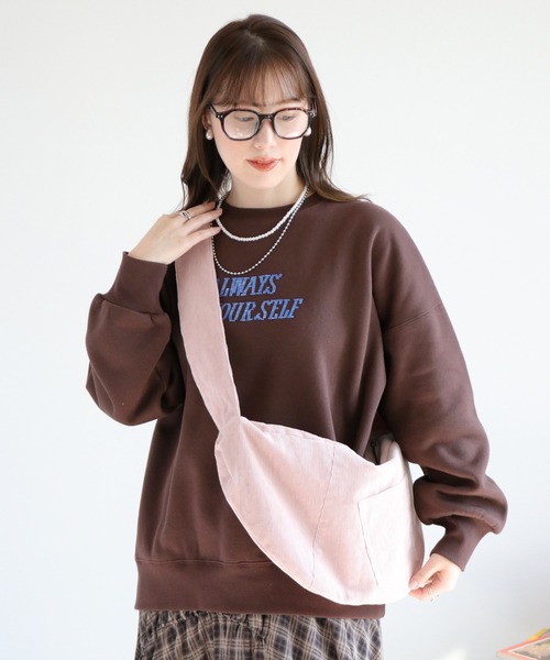 cepo(セポ)の「三日月形ムーンショルダーバック(ショルダーバッグ・レディース・ピンク/ブラウン/オフホワイト・FREE)」の5枚目の写真