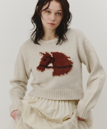 PERNA（ペルナ）の「シャギーホースニットプルオーバー（ニット/セーター）」