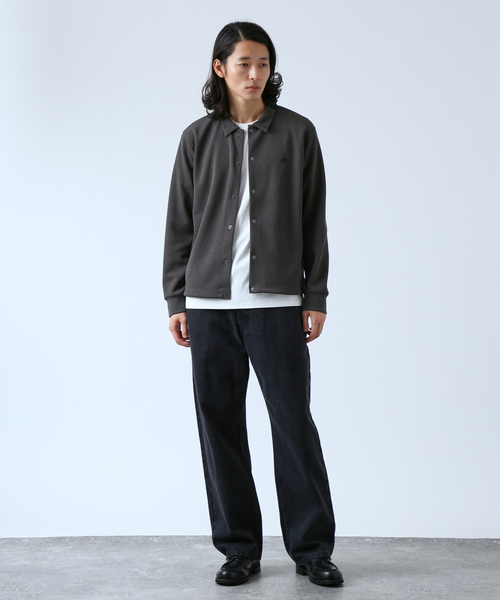 B.C STOCK（ベーセーストック）の「C.H.G シャツカーディガン（シャツ/ブラウス・メンズ・チャコールグレー/ブラック・LARGE/MEDIUM）」の7枚目の写真