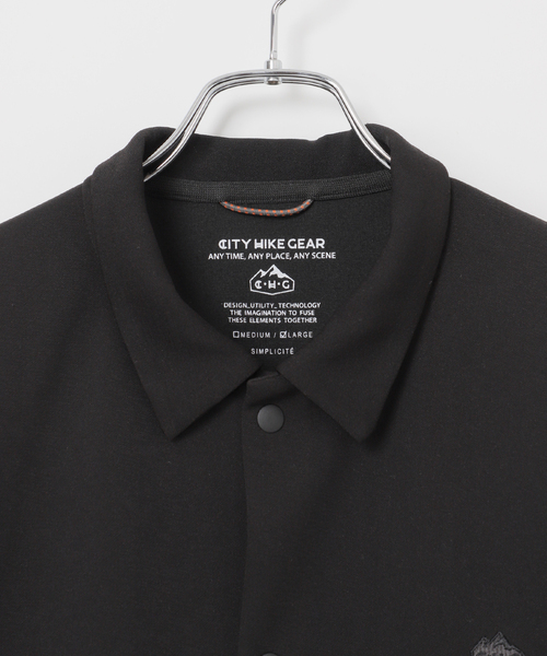 B.C STOCK（ベーセーストック）の「C.H.G シャツカーディガン（シャツ/ブラウス・メンズ・チャコールグレー/ブラック・LARGE/MEDIUM）」の12枚目の写真